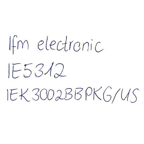 Inductive Sensor IEK3002BBPKG/US 