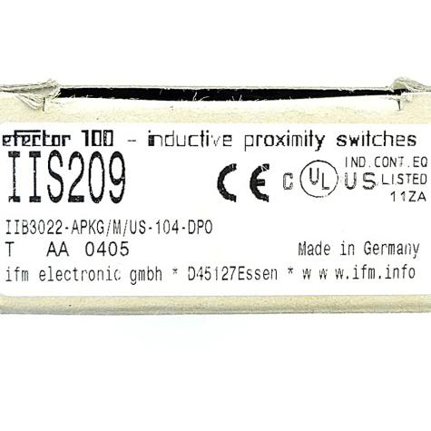 Induktiver Näherungsschalter IIS209 Neu OVP