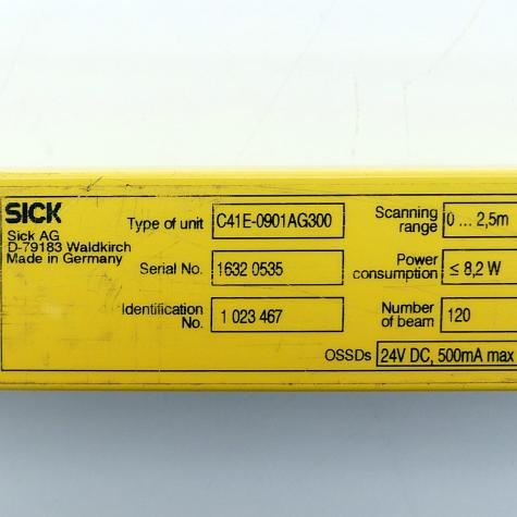 Safety light Curtain C41E-0901AG300 Refurbished