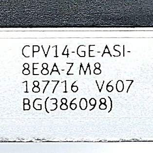 CPV-Valve cluster with AS-Interface 187716 