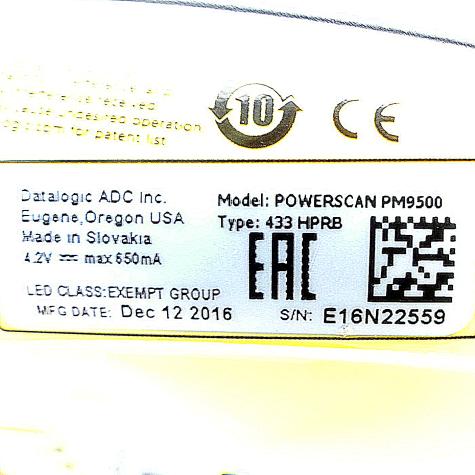 Power Scan 433 HPRB PC9030 Refurbished