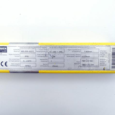 Security curtain transmitter MSLE05-22211 MSLE05-22271 Used