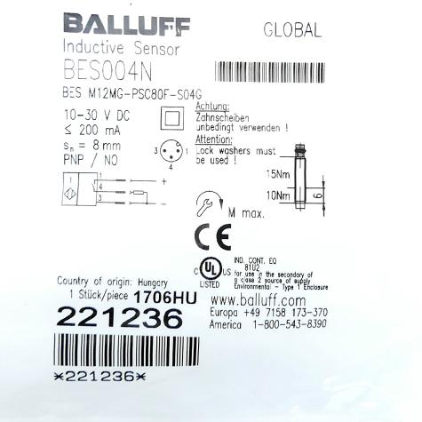 Inductive Sensor BES004N 