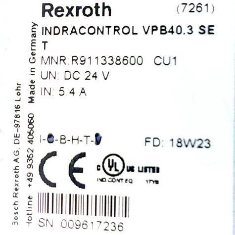 IndraControl V VPB40.3 SE Used