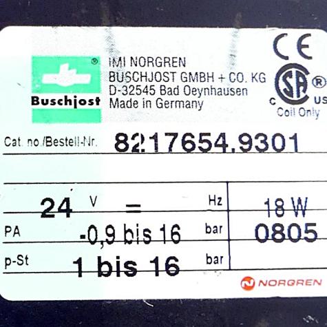 Magnetventil 8217654.9301 Neu