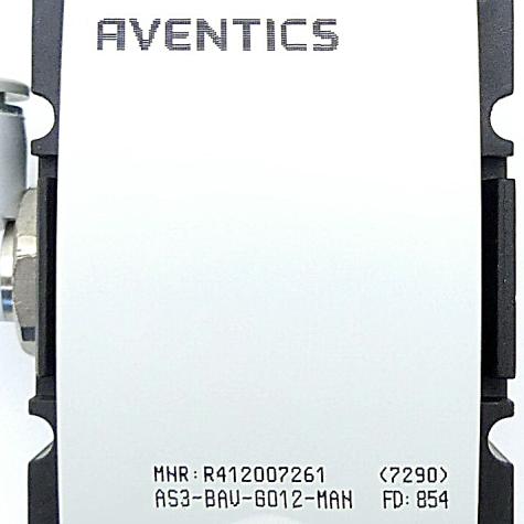 3/2-Shut-off valve AS3-BAV-G012-MAN Used