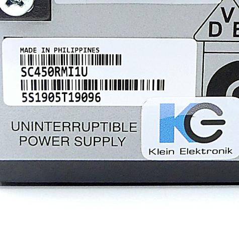 APC Smart-UPS SC 450 VA  Used