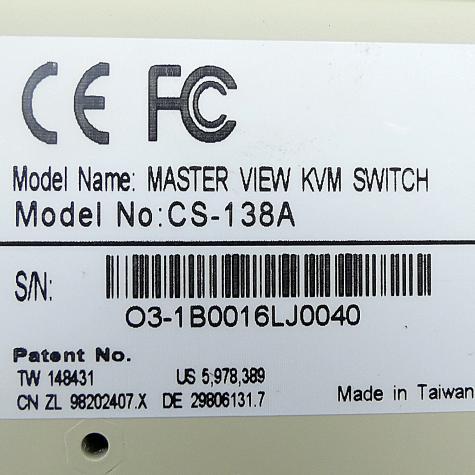Master View KSM switch CS-138A 
