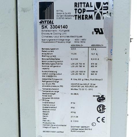 Control cabinet - Cooling unit SK 3304.140  Gebraucht