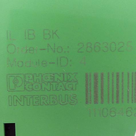 bus coupler IL IB BK Used