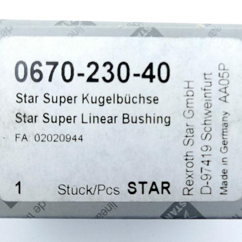 Super Linear Bushing  New FS