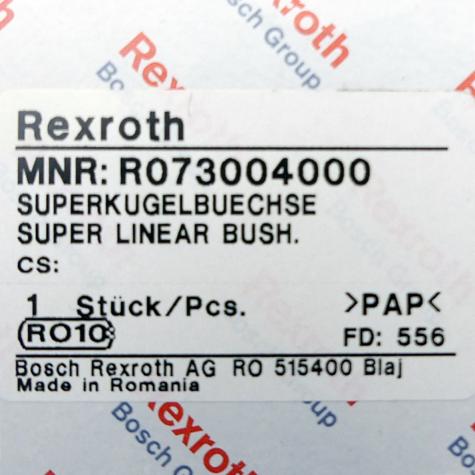 Super Linear Bushing R073004000 New FS