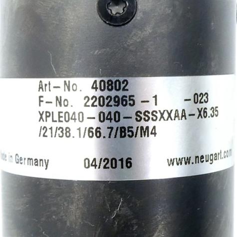 planetary gear XPLE040-040-SSSXXAA-X6.35 New FS