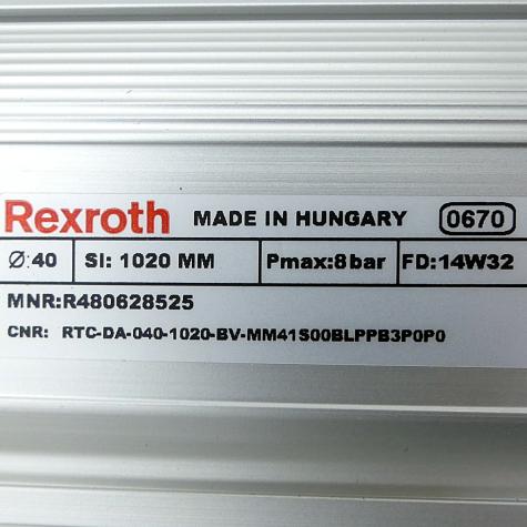 Slotted cylinder RTC-DA-040-1020-BV-MM41S00BLPPB3P0P0 New FS