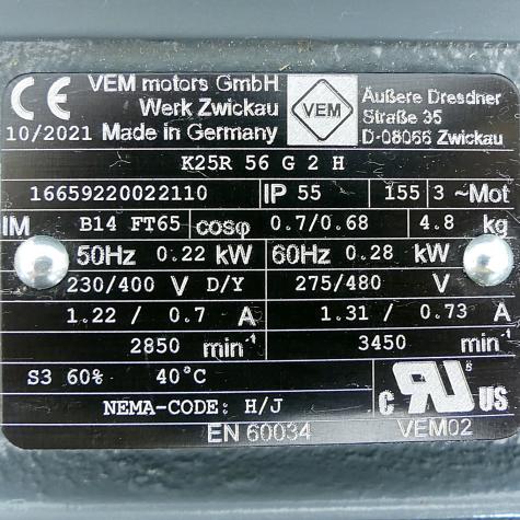 Drehstrommotor K25R 56 G 2 H 