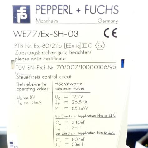 Isolator switch WE77/Ex-SH-03 Used