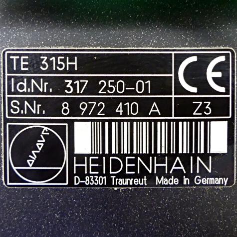 Bedienfeld TE 315H Gebraucht