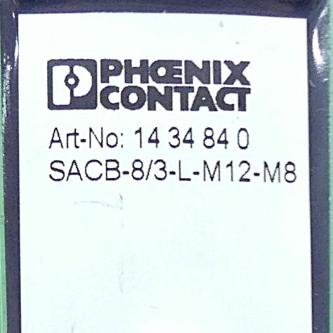 Sensor actuator Box SACB- 8/3-L-M12-M8  Gebraucht