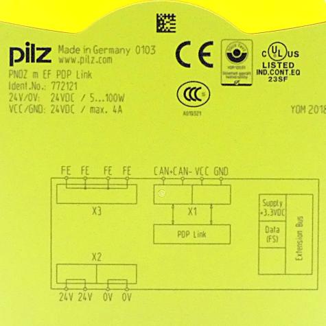 Sicherheitsrelais PNOZ m EF PDP  