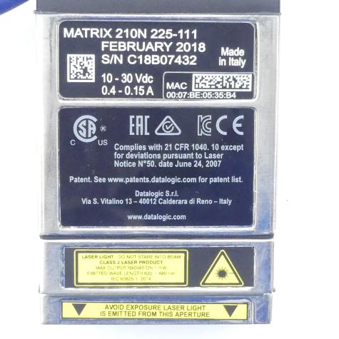 Barcode reader  Used