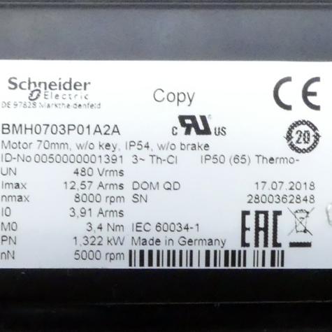 Servomotor BMH0703P01A2A Gebraucht