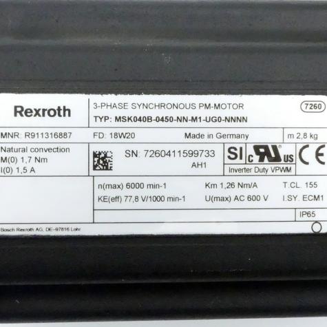 Servomotor MSK040B-0450-NN-M1-UG0-NNNN Neuwertig