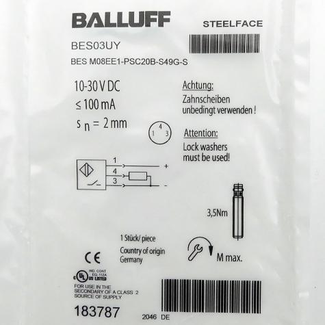 Induktiver Sensor BES03UY Neu OVP