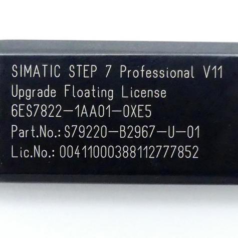 Simatic Step 7 Professional V11 Upgrade Folating License  Used