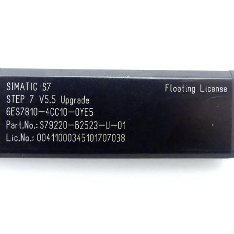 Simatic S7 Step 7 V5.5 Upgrade Floating License  Used