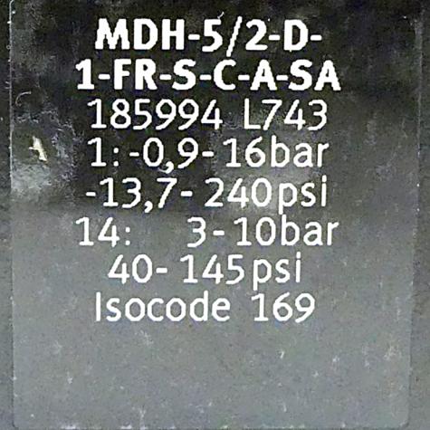 5/2 Wegeventil 185994 Gebraucht