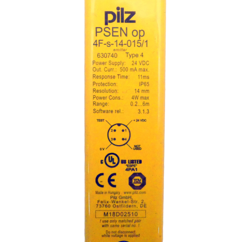 Sicherheitslichtgitter PSEN op4F-s-14-015/1 Gebraucht