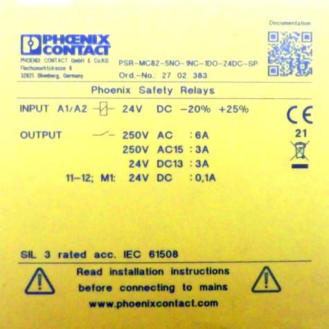 Erweiterungsmodul PSR-MC82-5NO-1NC-1DO-24DC-SC 