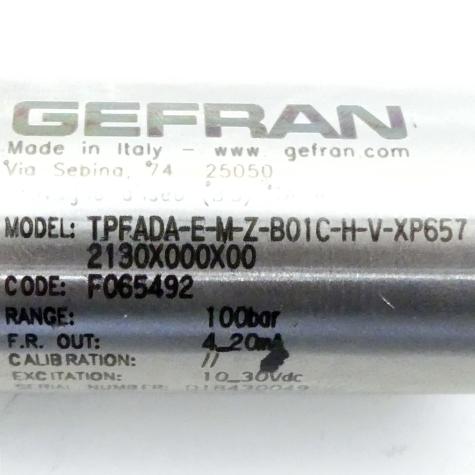 Druckmessumformer TPFADA-E-M-Z-B01C-H-V-XP657 2130X000X00 Gebraucht