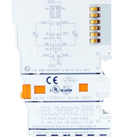 2-Channel-analog-input-terminal  Used
