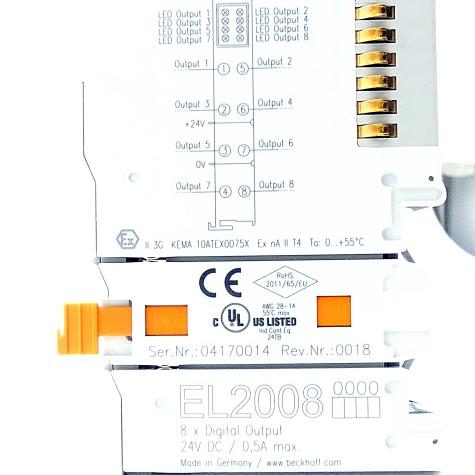 8-channel Digital Output Terminal  