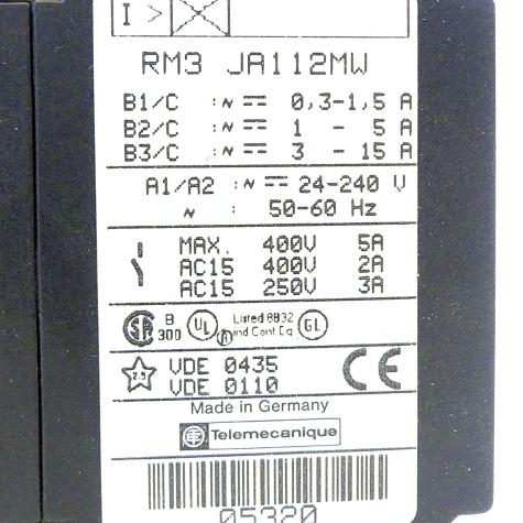 Relay RM3 JA 1 Used