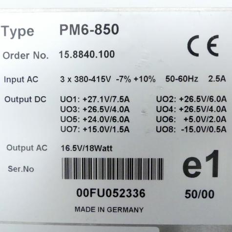 Servo Control PM6-850  Gebraucht