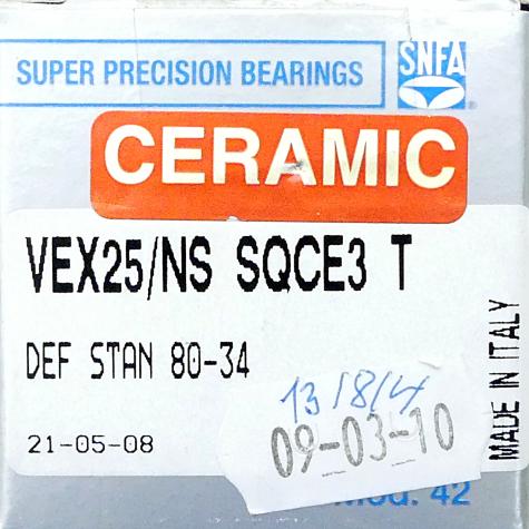 Angular contact ball barings  DEF STAN 80-34 New FS