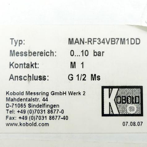 Kontaktmanometer  Neu
