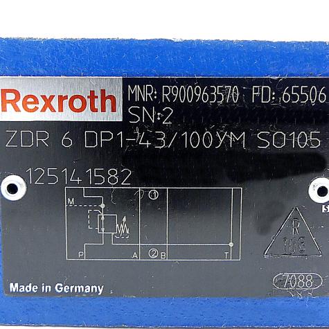 Druckreduzierungsventil ZDR 6 DP1-43/100YM Gebraucht