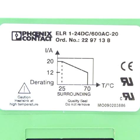 Halbleiterschütz ELR 1- 24DC/600AC-20 Gebraucht