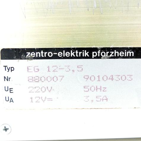 Netzgerät EG 12-3.5 Gebraucht