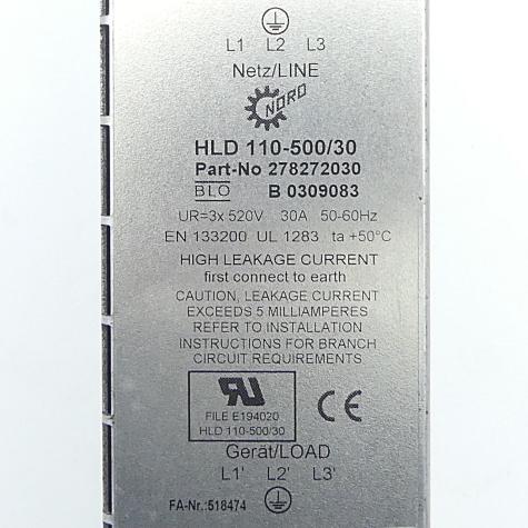 Line filter HLD 110-500/30 HLD110-500/30 Used