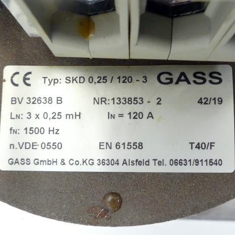 Choke SKD 0,25/120-3  Used