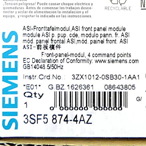 ASI-Front panel module  New FS