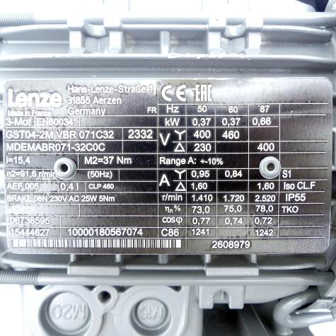 Gear motor GST04-2M VBR 071C32 New