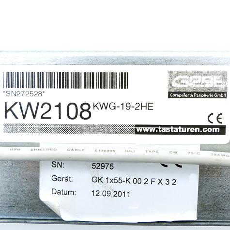 Tastaturschublade KWG-19-2HE Gebraucht