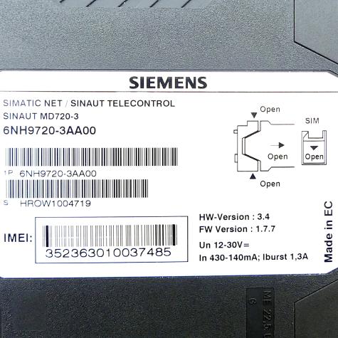 Telecontrol SINAUT MD720-3 SINAUTMD720-3 