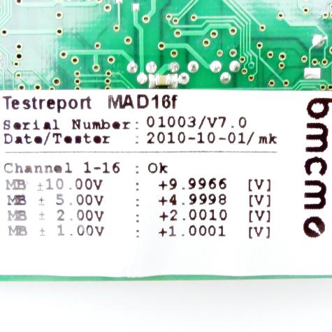 Analog Input Module MAD16f 