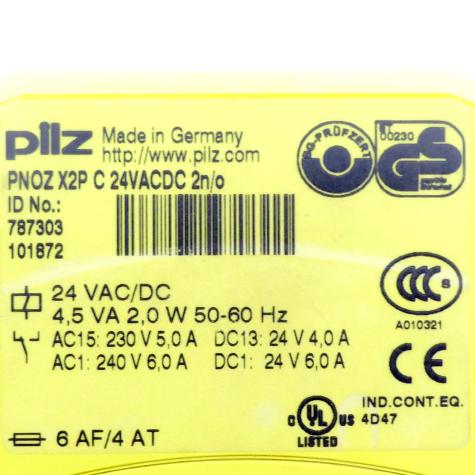 Not-Aus-Schaltgerät PNOZ X2P C 24VACDC 2n/o Gebraucht